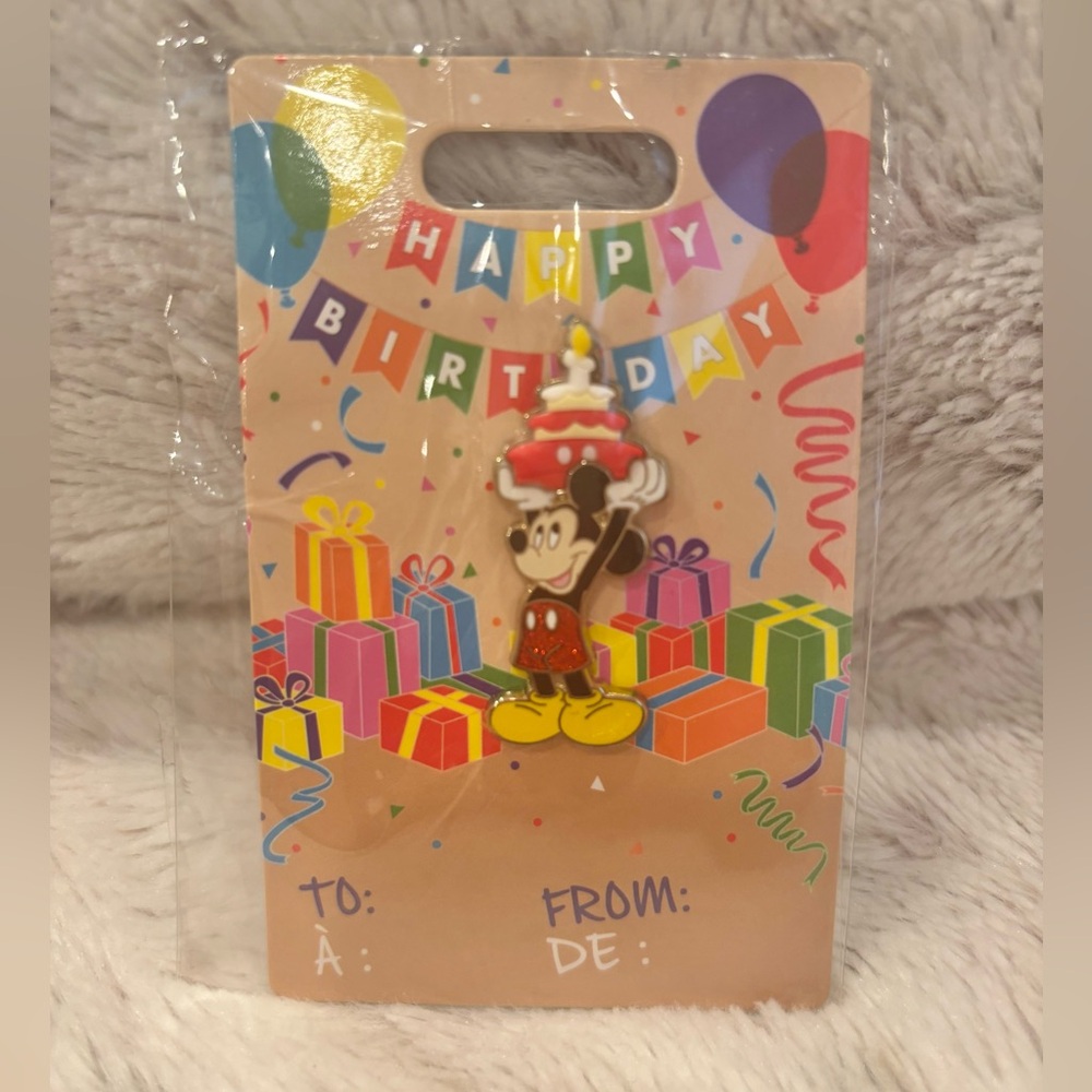 Disney Store Happy Birthday Mickey Mouse Pin 2021 NEW